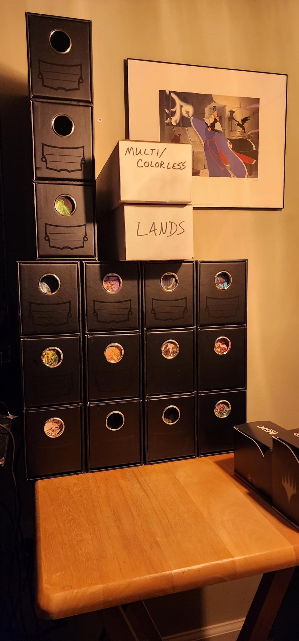 Dragon Shield Fortress | TCG Collection Storage | 3-Card Drawers Vertical - Black customer photo 2