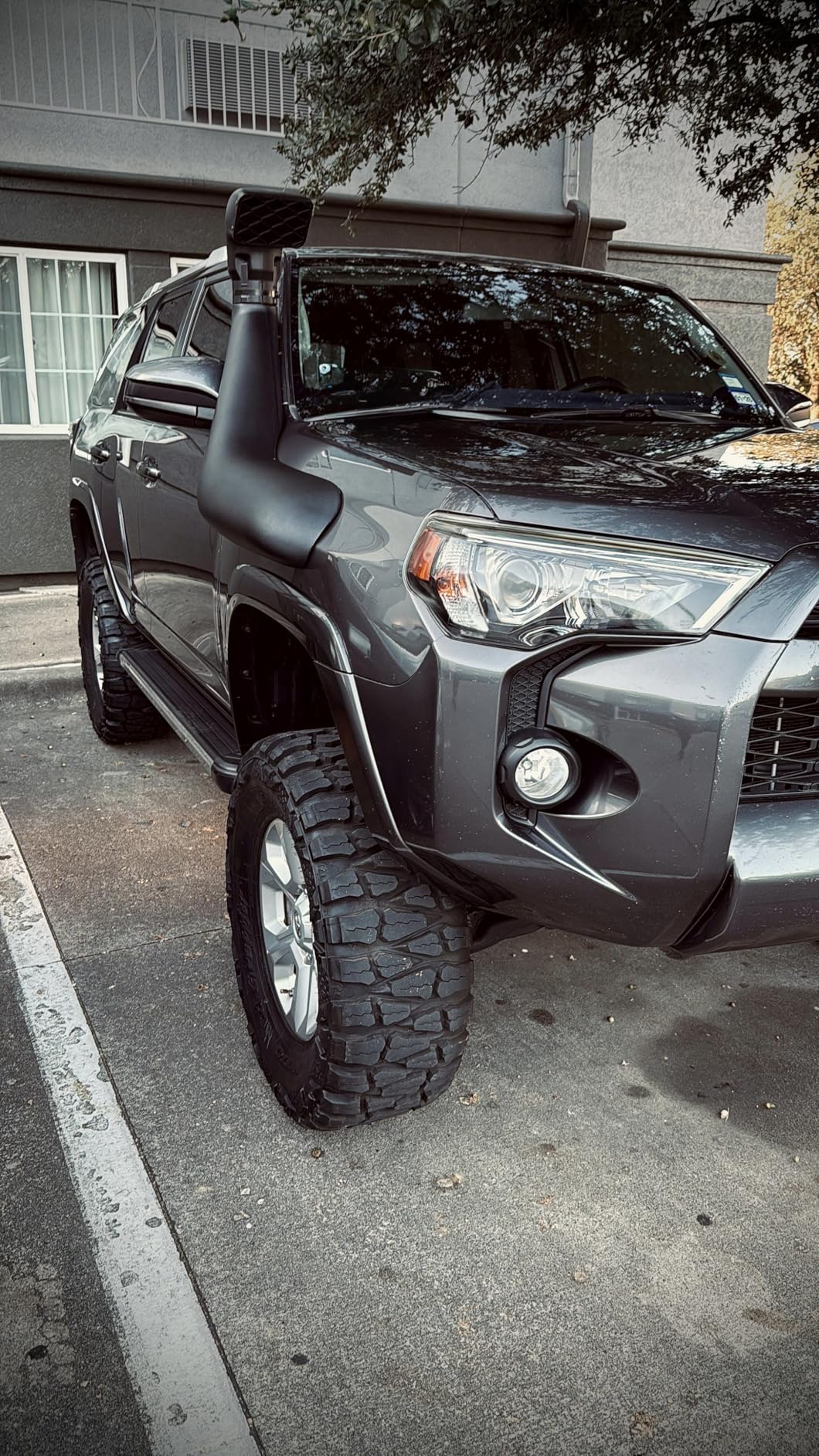 LEDIN Air Snorkel Kit Compatible For 2010-2024 Toyota 4Runner SR5 Limited TRD Off Road Rolling Head 4.0 V6 4x4 Desert Flood Water Crossing customer photo 2