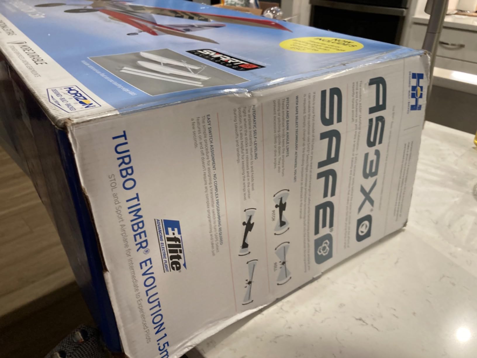 E-flite RC Airplane Turbo Timber Evolution 1.5m Smart BNF Basic customer photo 2