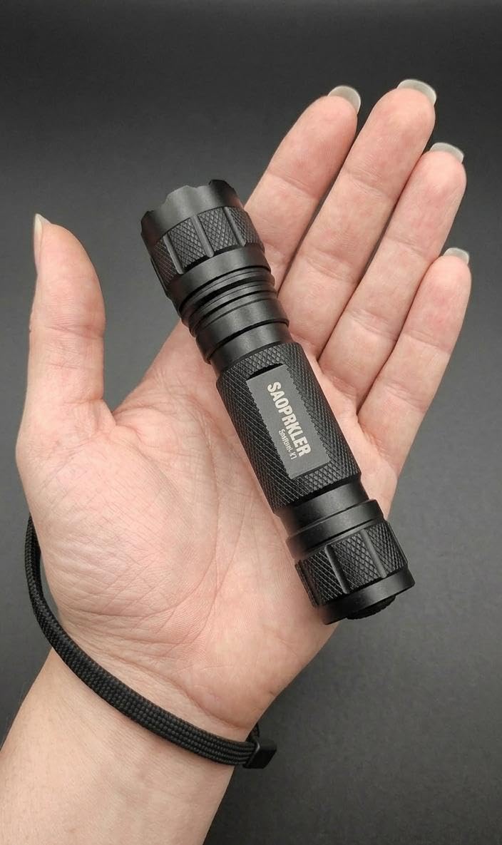 SAOPRKLER Tactical Flashlights High Lumen-Police 1200 LM Flashlight with Holster for Duty Belt, Single Mode LED Flashlight for Camping/Law Enforcement-Sentinel-X1 customer photo 2