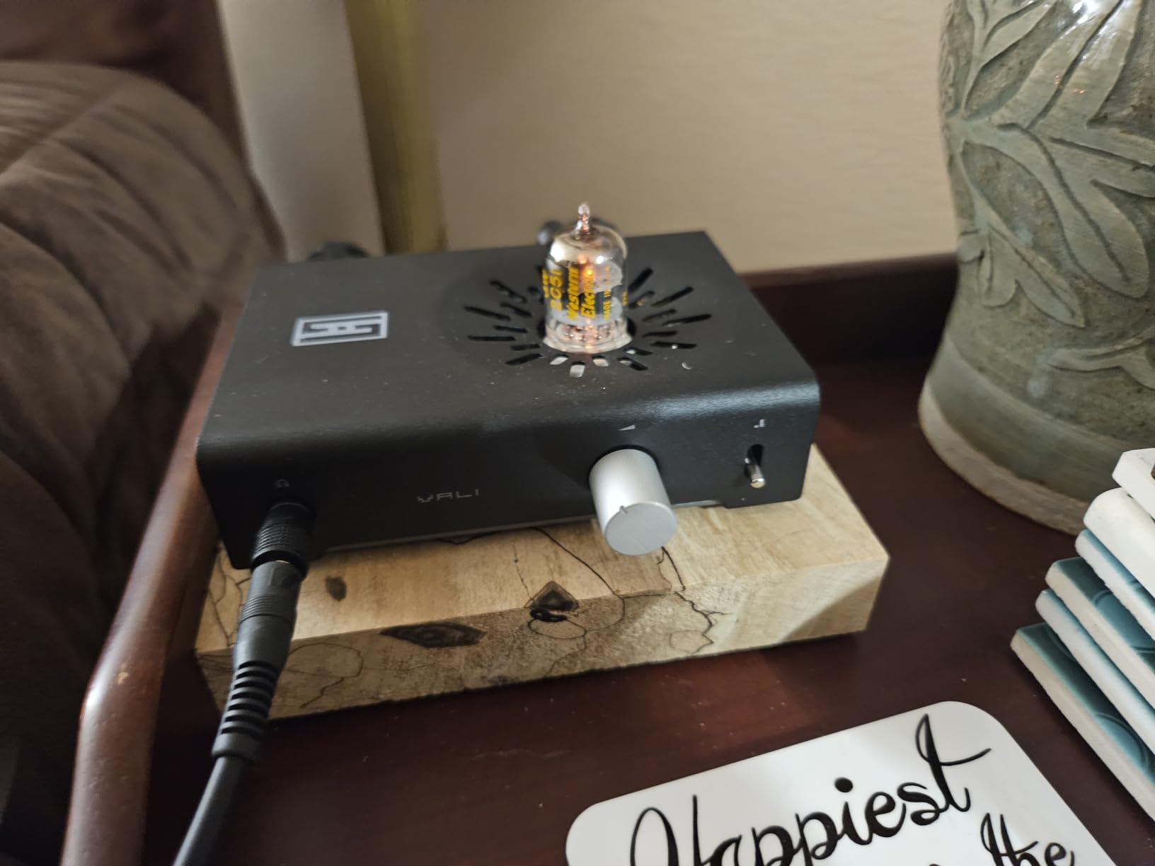 Schiit Vali 3 Beautiful Tube Hybrid Headphone Amp and Preamp - Silver customer photo 2