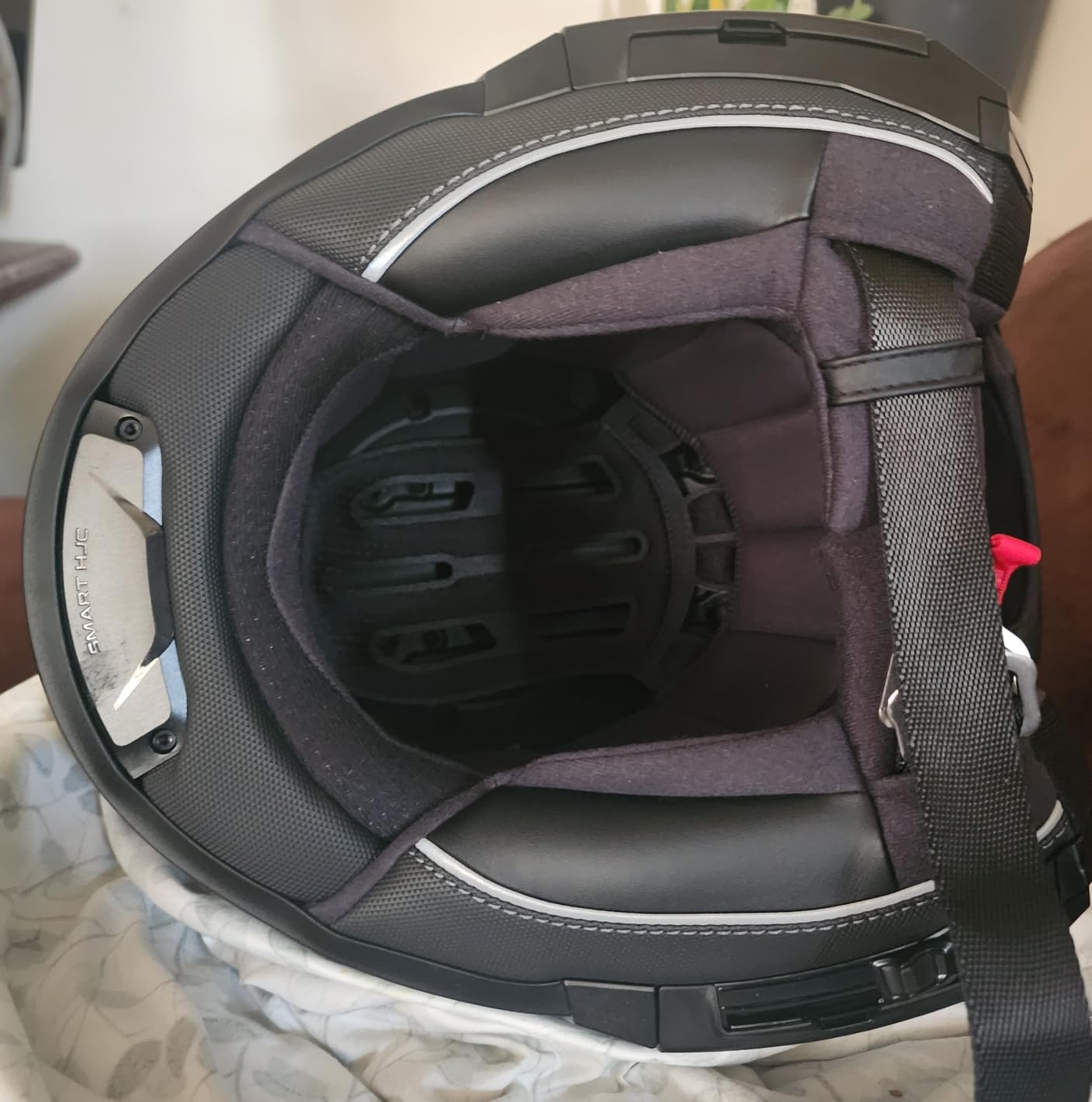 HJC i91 Solid Modular Motorcycle Helmet with HJ-33 Pinlock Shield, DOT Approved customer photo 2
