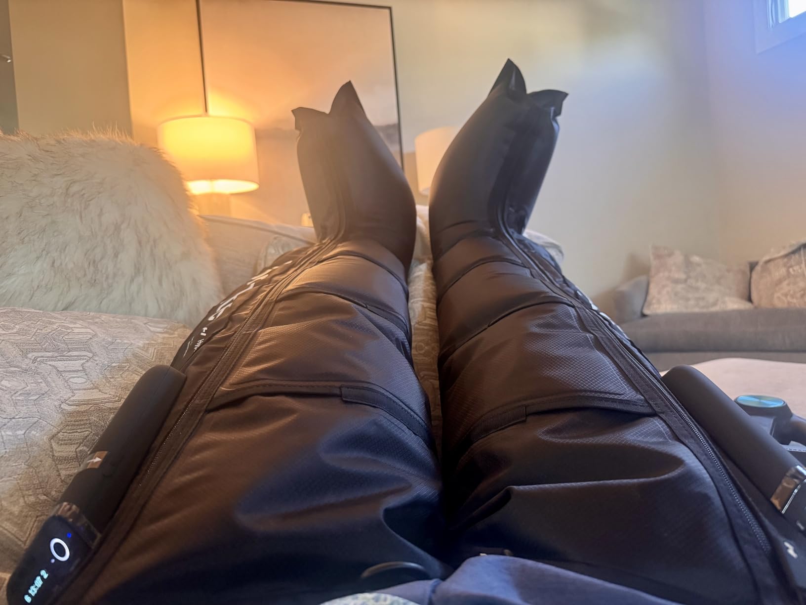 Normatec Elite Legs Size Standard - Dynamic Air Compression Massage - Helps Increase Circulation in Legs, Reduces Muscle Pain and Aches and Improves Recovery Time Post-Workout customer photo 1