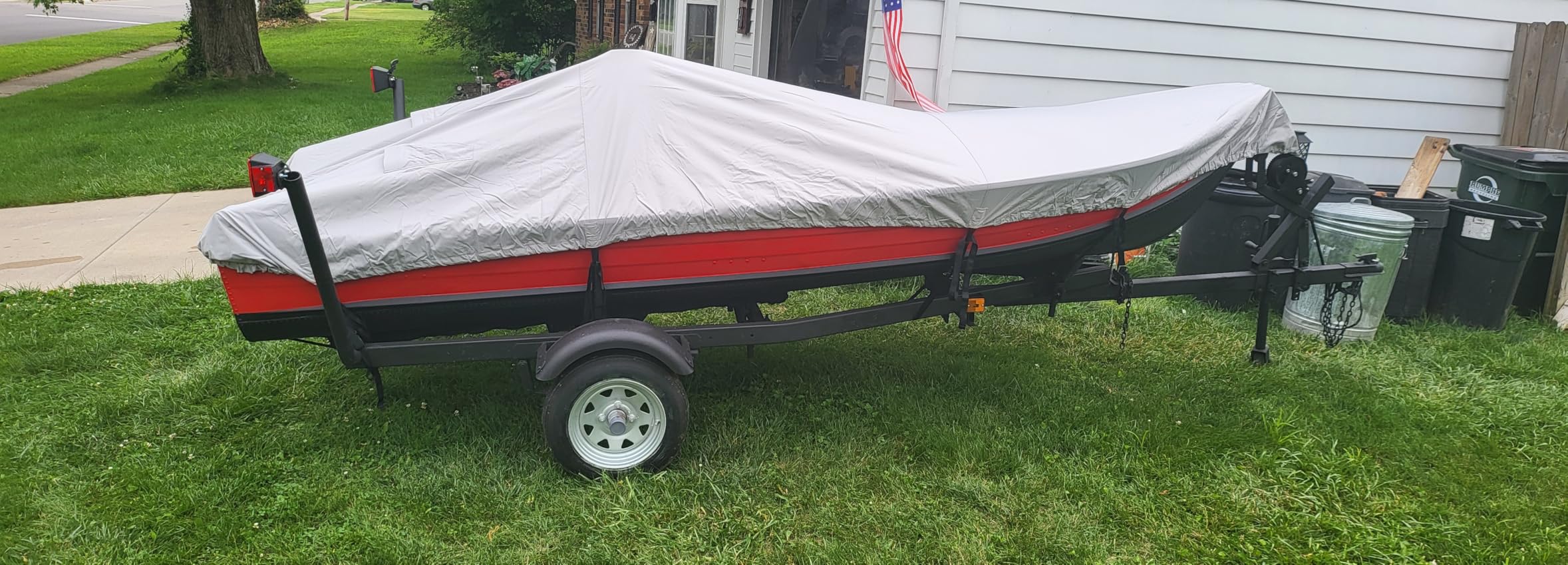 Jet Ski Cover VINPATIO 600D Trailerable Jetski Cover, Heavy Duty 100% Waterproof and UV Protection PWC Cover, 96