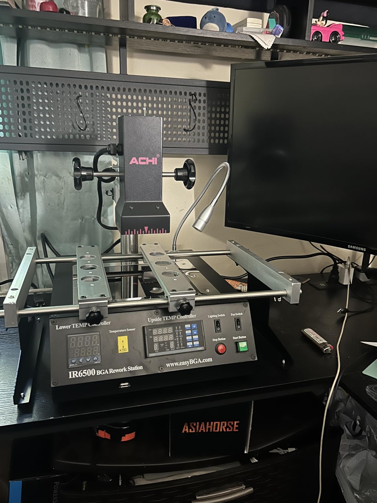 IR6500 BGA Rework Station 110V Infrared Soldering & Welding Machine Infrared Reballing Kits 8 Temperature Control Reflow Soldering Machine customer photo 1