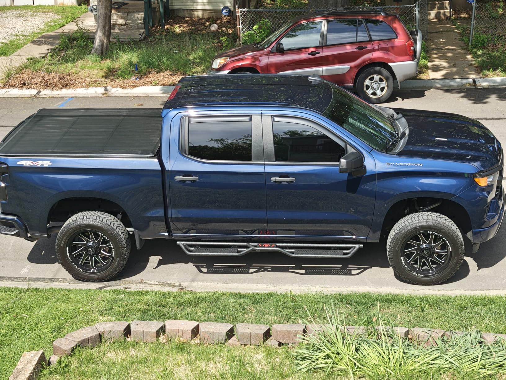 YZONA Crew Cab Running Boards Side Steps Compatible with 2019-2026 Chevy Silverado & GMC Sierra 1500, 2020-2026 Chevrolet Silverado/GMC Sierra 2500 HD 3500 HD CrewCab customer photo 2
