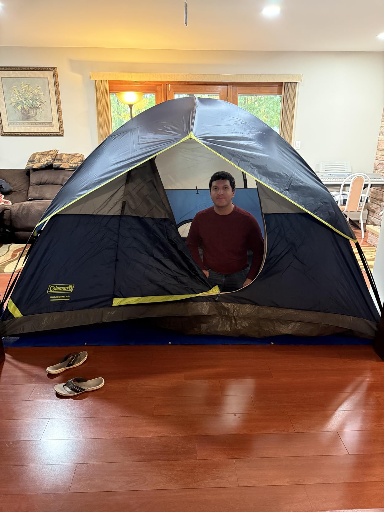 Coleman Sundome Camping Tent with Rainfly, 2/3/4/6 Person Tent customer photo 1