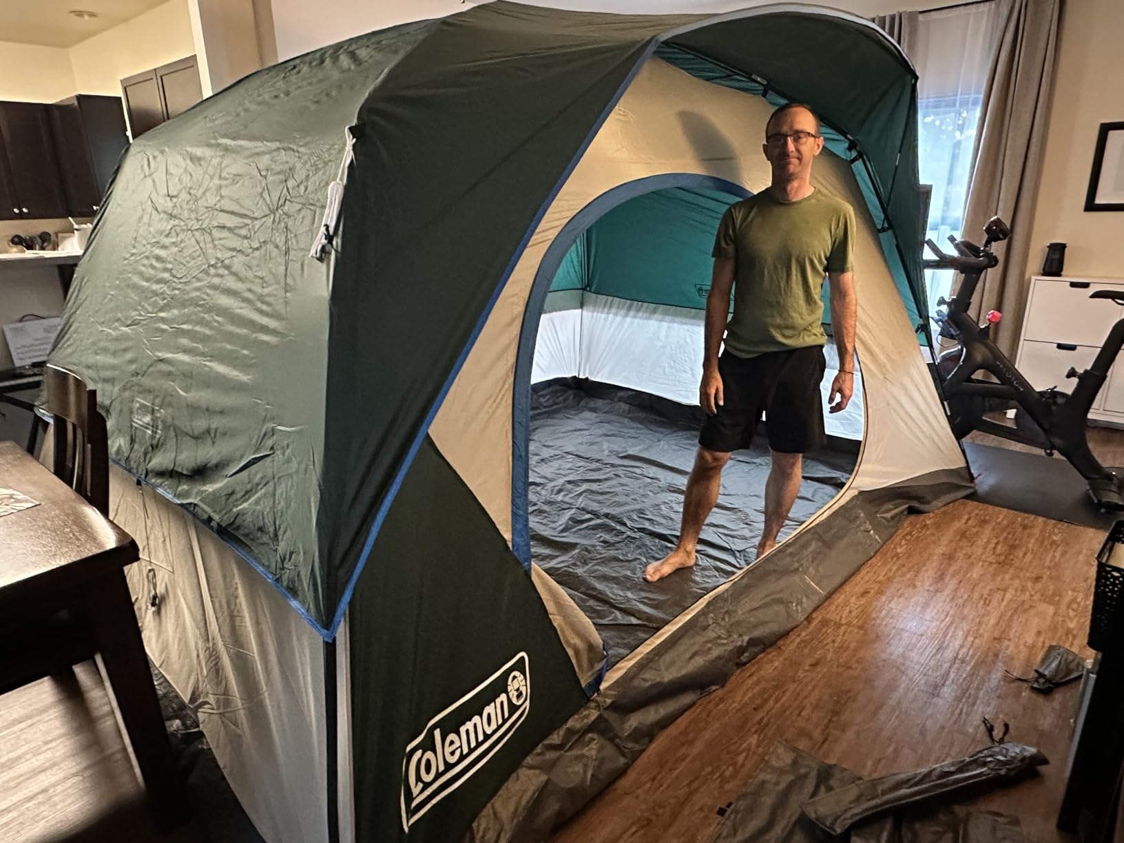 Coleman Skydome Tent 6-Person, 5 Minute Setup, Weatherproof with Rainfly customer photo 2