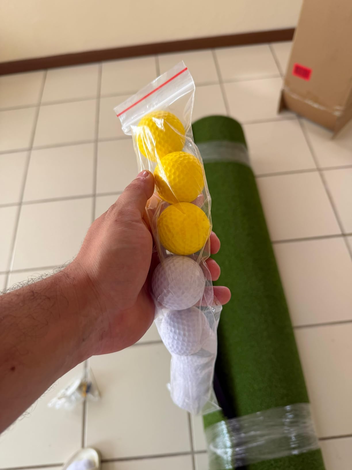 Bltend Golf Mat: 5x4ft & 5x5ft Heavy-Duty Golf Hitting Mats Practice Outdoor/Indoor, Elite Dense Artificial Turf Matt Training Aid for Backyard/Garage/Driving Range/Simulators customer photo 1