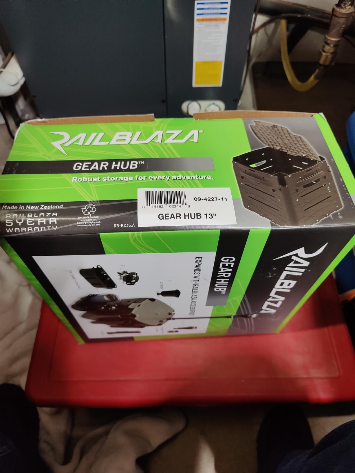 RAILBLAZA Gear Hub Kayak Fishing Crate - with 4 Internal Rod Holders, Storage for 8 TackleBoxes customer photo 2