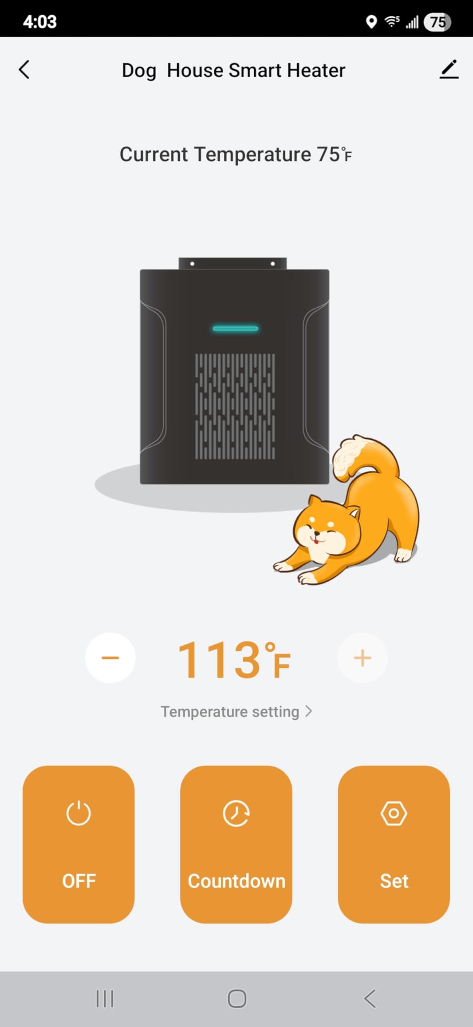 Dog House Heater With Thermostat, Dog Heater With Wifi Control, Pet House Heater For Outside Doghouse, 300w Chicken Coop Heater With Ac For Winter Time customer photo 2