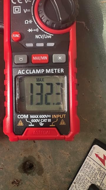 AstroAI Digital Clamp Meter Multimeter 2000 Counts Amp Voltage Tester Auto-ranging with AC/DC Voltage, AC Current, Resistance, Capacitance, Continuity, Live Wire Test, NCV, Black customer photo 1