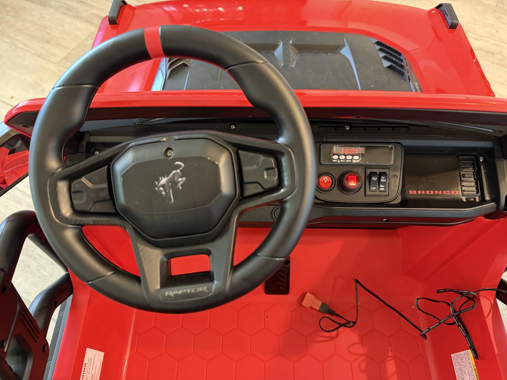 First Ride On 24V Ride on Toys for Big Kids, Licensed Ford Bronco Raptor 2 Seater Ride on Cars with Remote Control, Ride on Truck w/ 4-Wheeler Suspension, 3 Speeds, Led Lights, Bluetooth (24V, Pink) customer photo 2