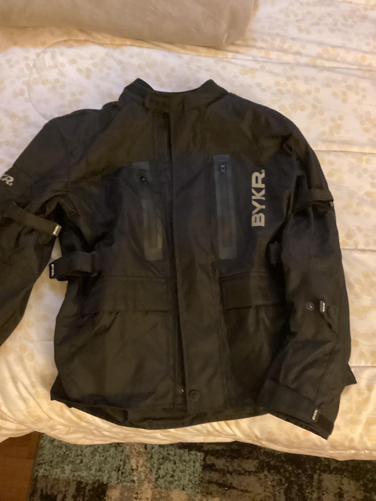 BYKR Adventure Touring Motorcycle Jacket For Men & Women Enduro Biker Textile Riding Gear CE Armored customer photo 2