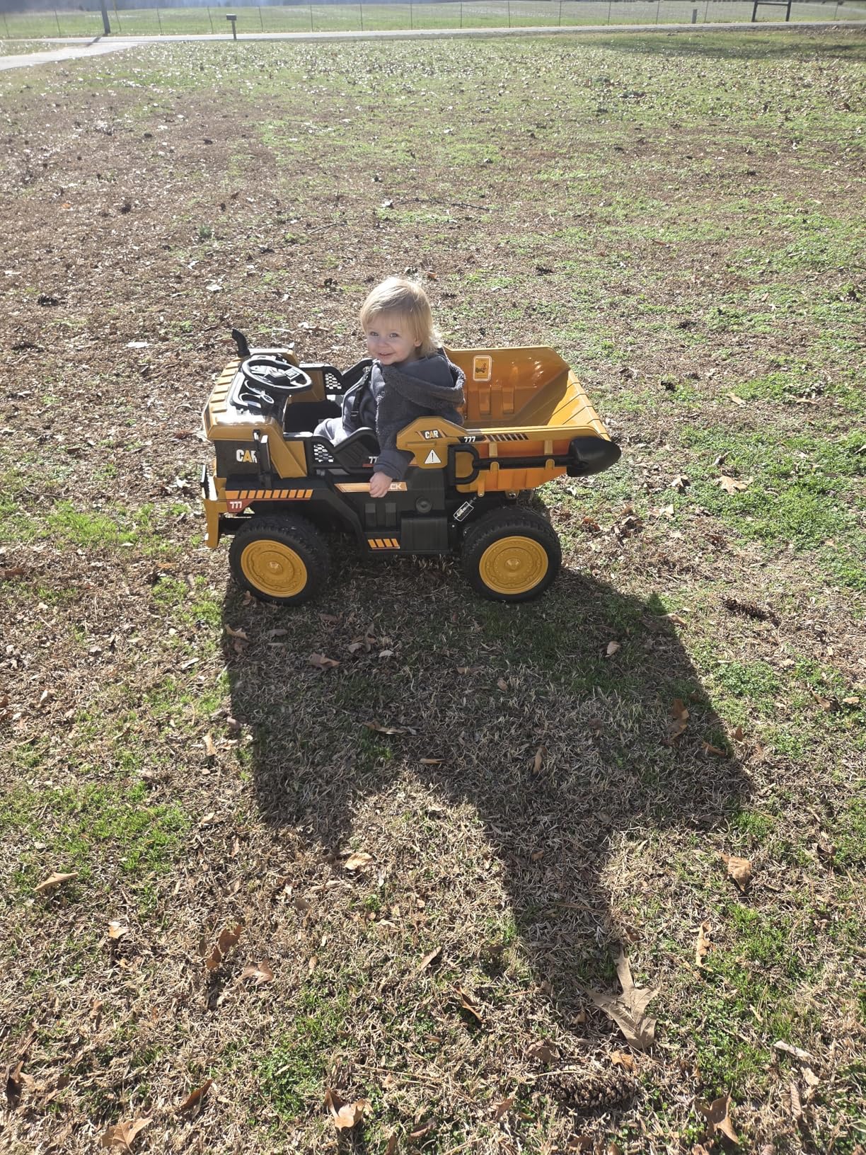 ANPABO 24V Ride On Dump Truck, 2X75W Powerful Motors, EVA Tires, Electric Dump Bed, 2 Seater customer photo 1