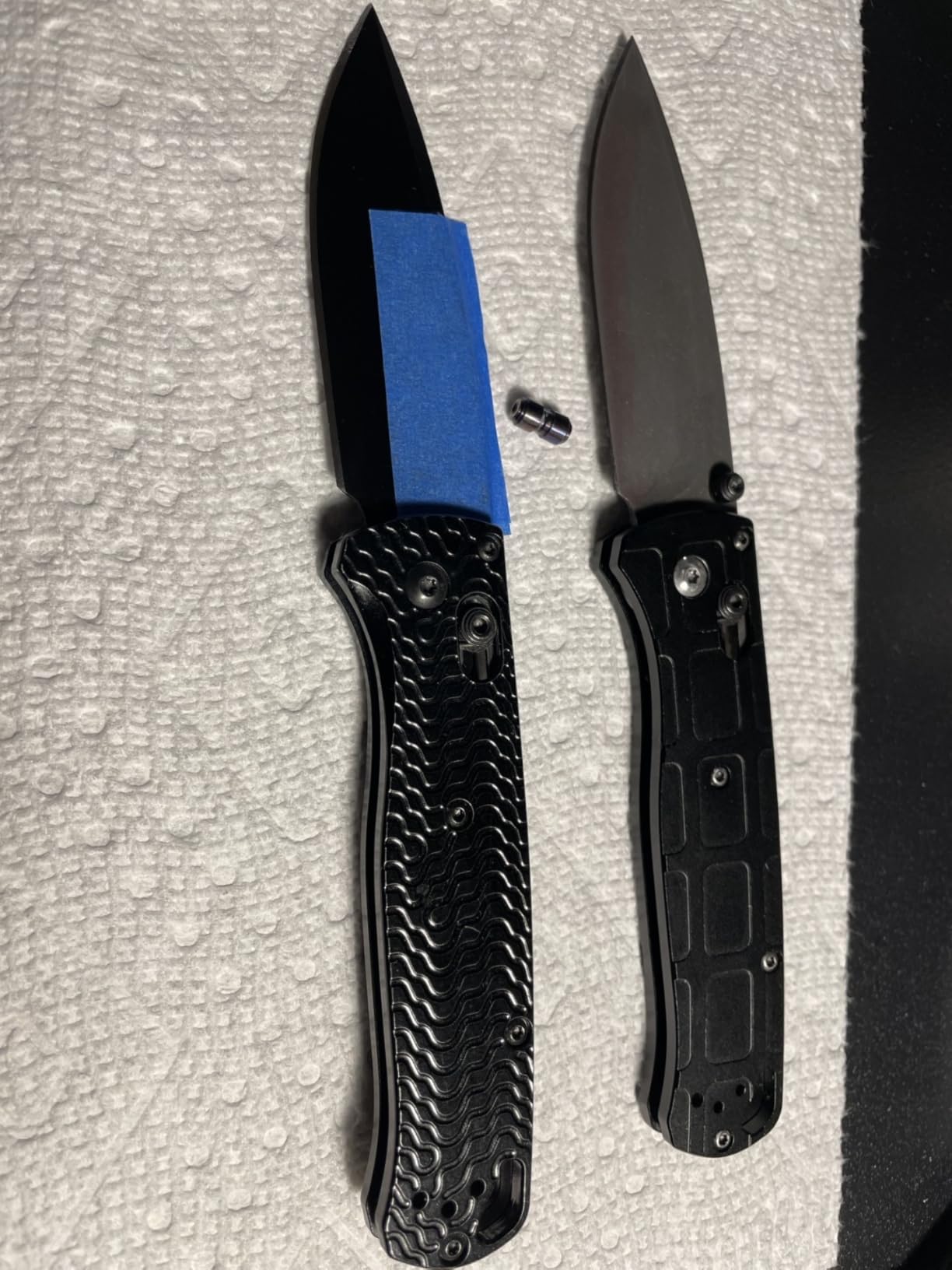 Foldable Portable Knife Sharpening System, Adjustable Knife Sharpener Kit with 3 PCS Aluminum Plates Diamonds (320#, 800#, 2000#), Blade Flips Without Removal, for Hunting, Kitchen Knives customer photo 1