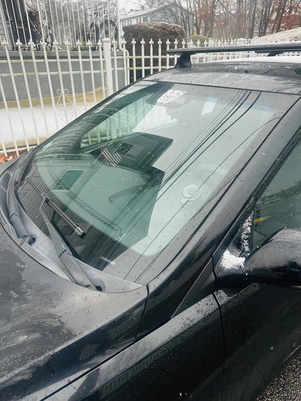 Car Windshield Cover for Ice and Snow - Magnetic Car Windshield Snow Cover, Winter Frost Guard Car Window Covers Snow Shield Ice Cover & 4-Layer, Anti-UV for Most Cars Big Size (67x59in) customer photo 2
