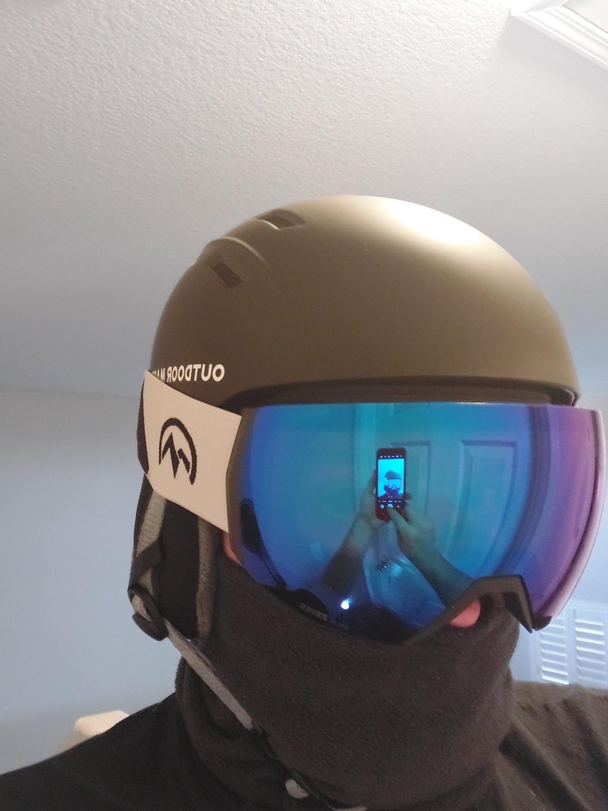 OutdoorMaster Kelvin II Ski Helmet and Wireless Bluetooth Set - Adjustable Fit Snowboard Helmet with Drop-in Headphone customer photo 2