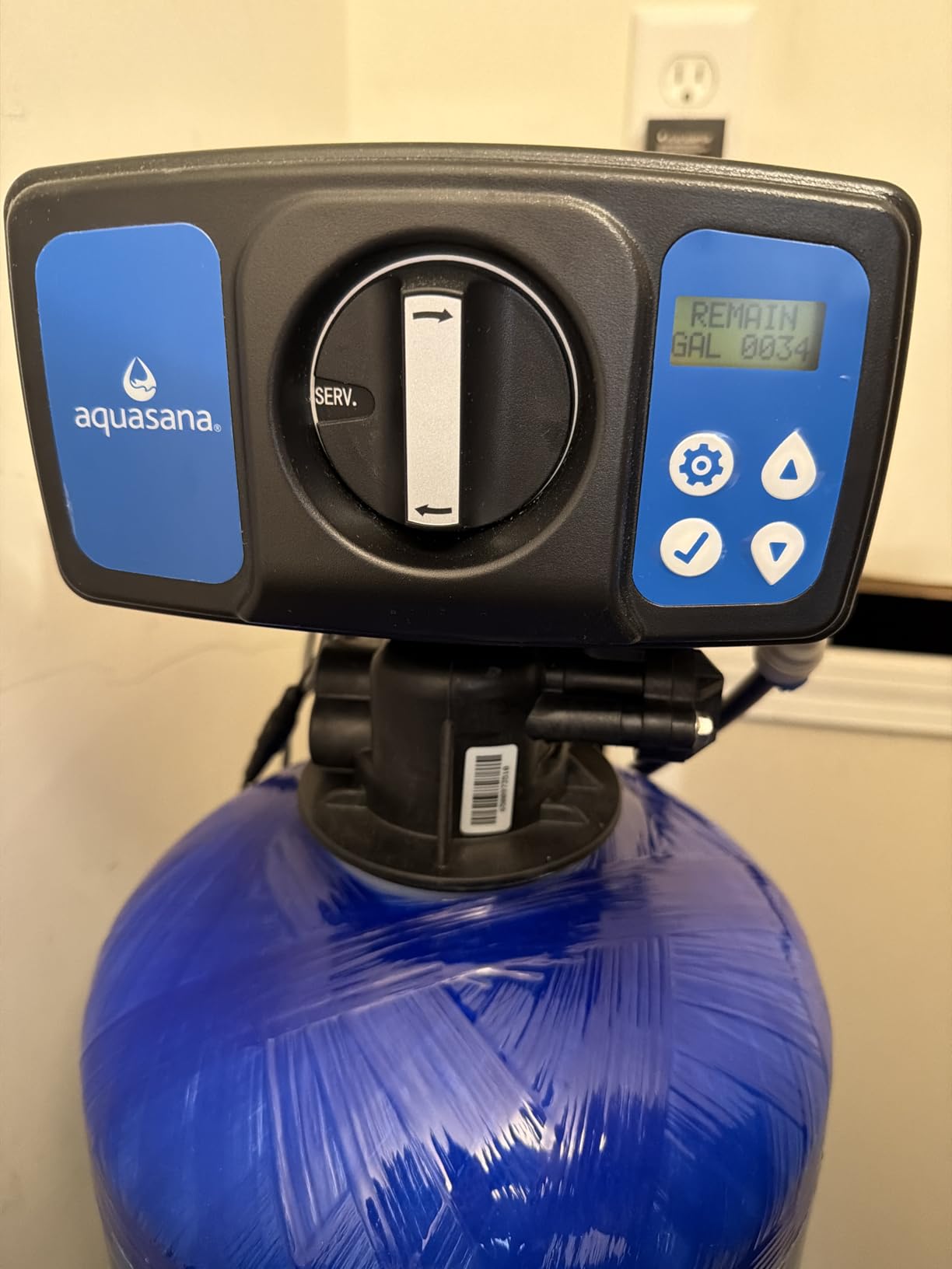 Aquasana SimplySoft 40,000 Grain Water Softener - Whole House Hard Water Reduction - Base Tank & Cabinet System WH-SF40-BASE customer photo 2