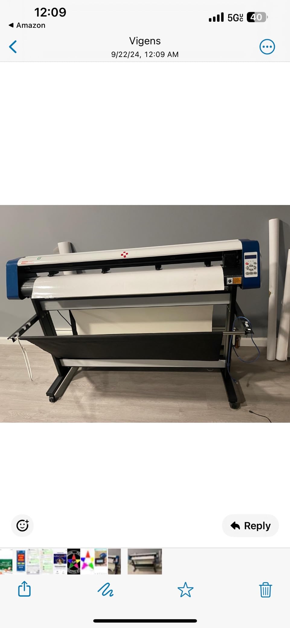 VEVOR 28-inch Cutting Machine for Vinyl, Features LCD Screen, Dual Adjustable Spring Rollers for Sign Crafting, Includes Signmaster for Creative Design & Cutting customer photo 1
