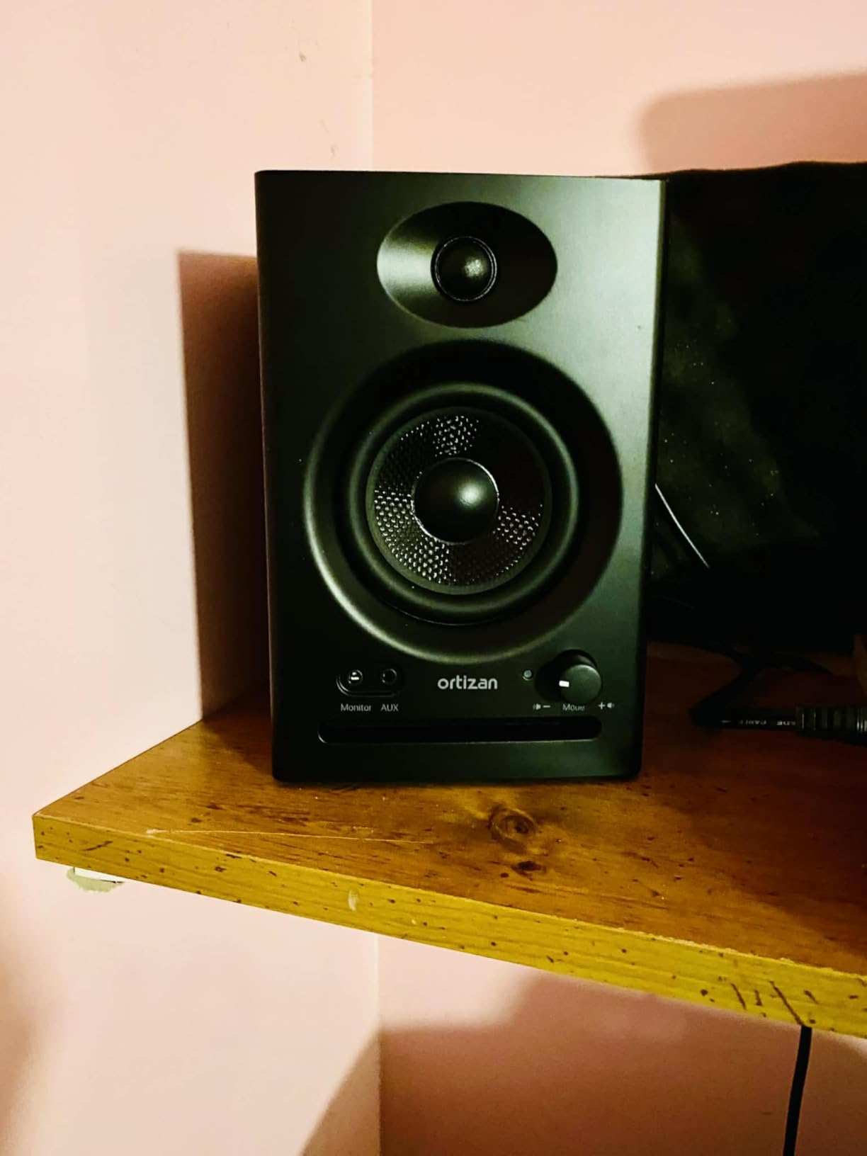 Ortizan C7 Dual-Mode 2.0 Studio Monitors, Active Monitor Speakers for Near Field Music Production (Pair, Black) customer photo 2