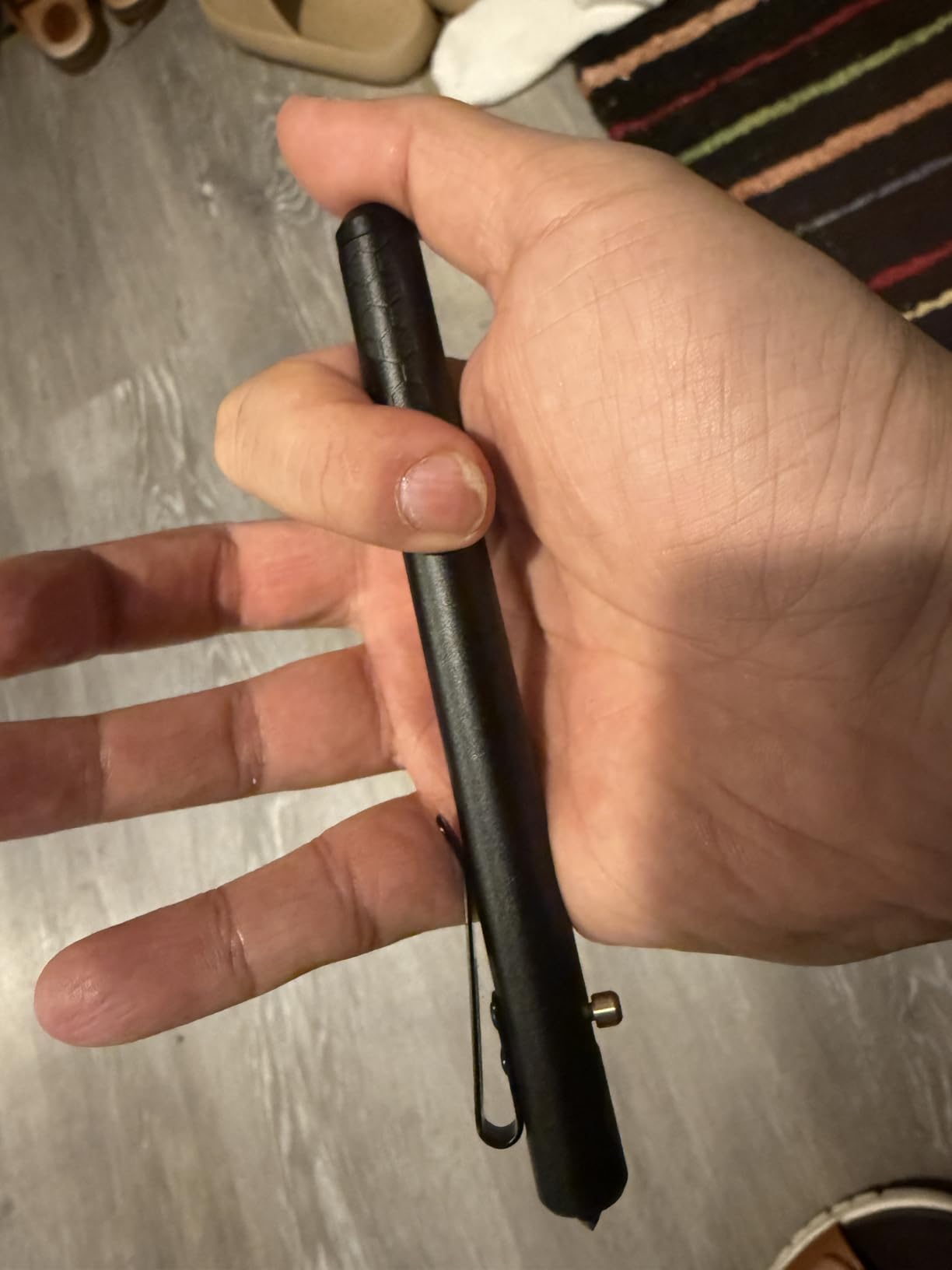 Off-Grid Knives BOLT Tactical Pen with Tungsten Carbide Glass Breaker, Overbuilt Bolt Action XL Writing Tool, Aircraft Aluminum, German Ink, Stainless Steel Clip (Blackout) customer photo 1