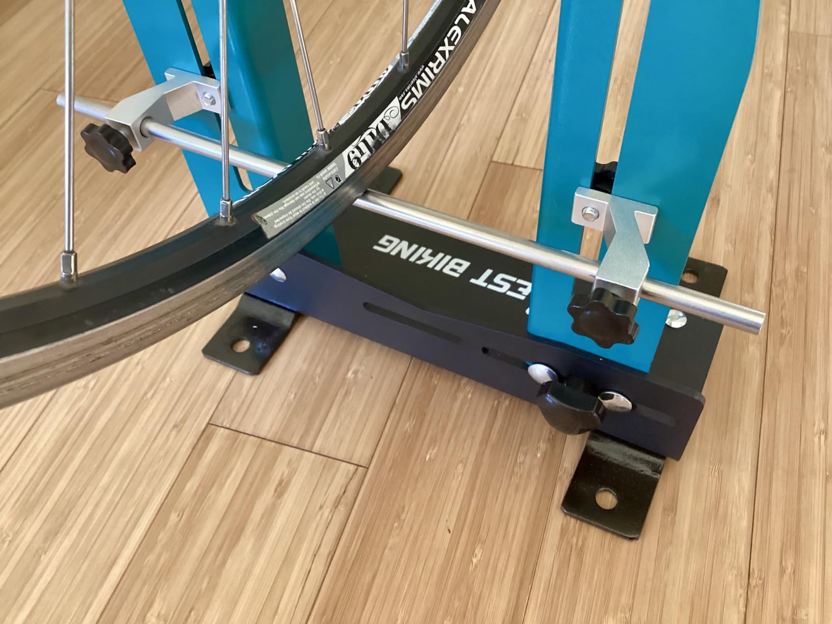 Bicycle Wheel Truing Stand for 16-29 Inch Wheels - Bike Rim Maintenance Tool with Spoke Wrench customer photo 2