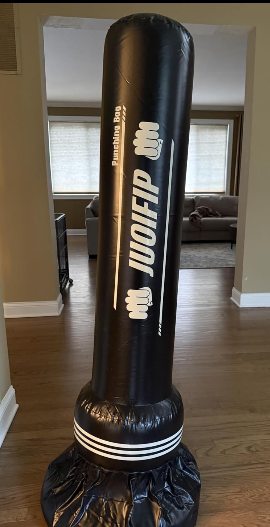 Freestanding Punching Bag with Stand, Men Standing Kickboxing Bag, Heavy Boxing for Adult Teens, Suitable for MMA Dummy Karate Home Gym Training Equipment customer photo 1