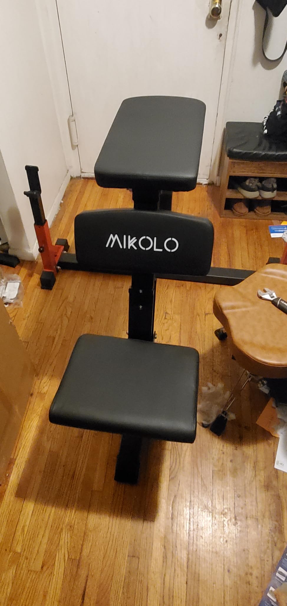 Mikolo Seal Row Bench, Back Extension Machine Back Machine, with Stationary Bench Combo, Upper Body Workout Equipment for Reverse Hyper and Lateral Raise, 1500LBS Capacity customer photo 1