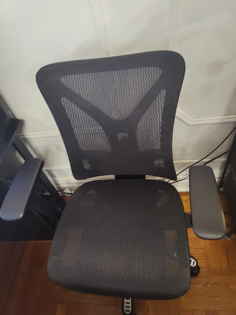 Ergonomic Office Chair, Mesh Computer Desk Chairs with Adjustable Lumbar Support, 3D Armrests, Tilt Function customer photo 2