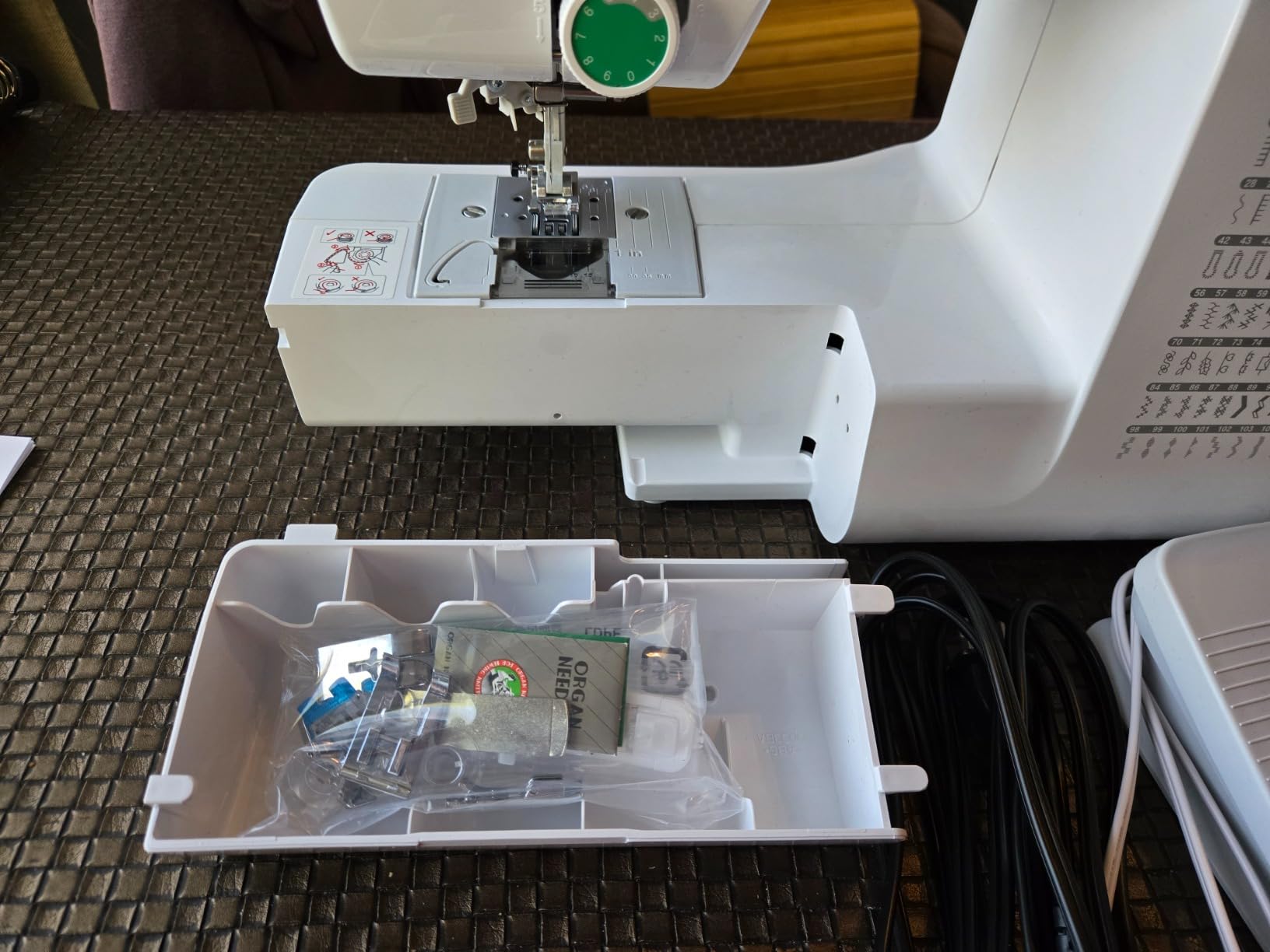 Brother CE1155 Computerized Sewing Machine, 110 Built-in Stitches, LCD Display, 7 Included Feet customer photo 1