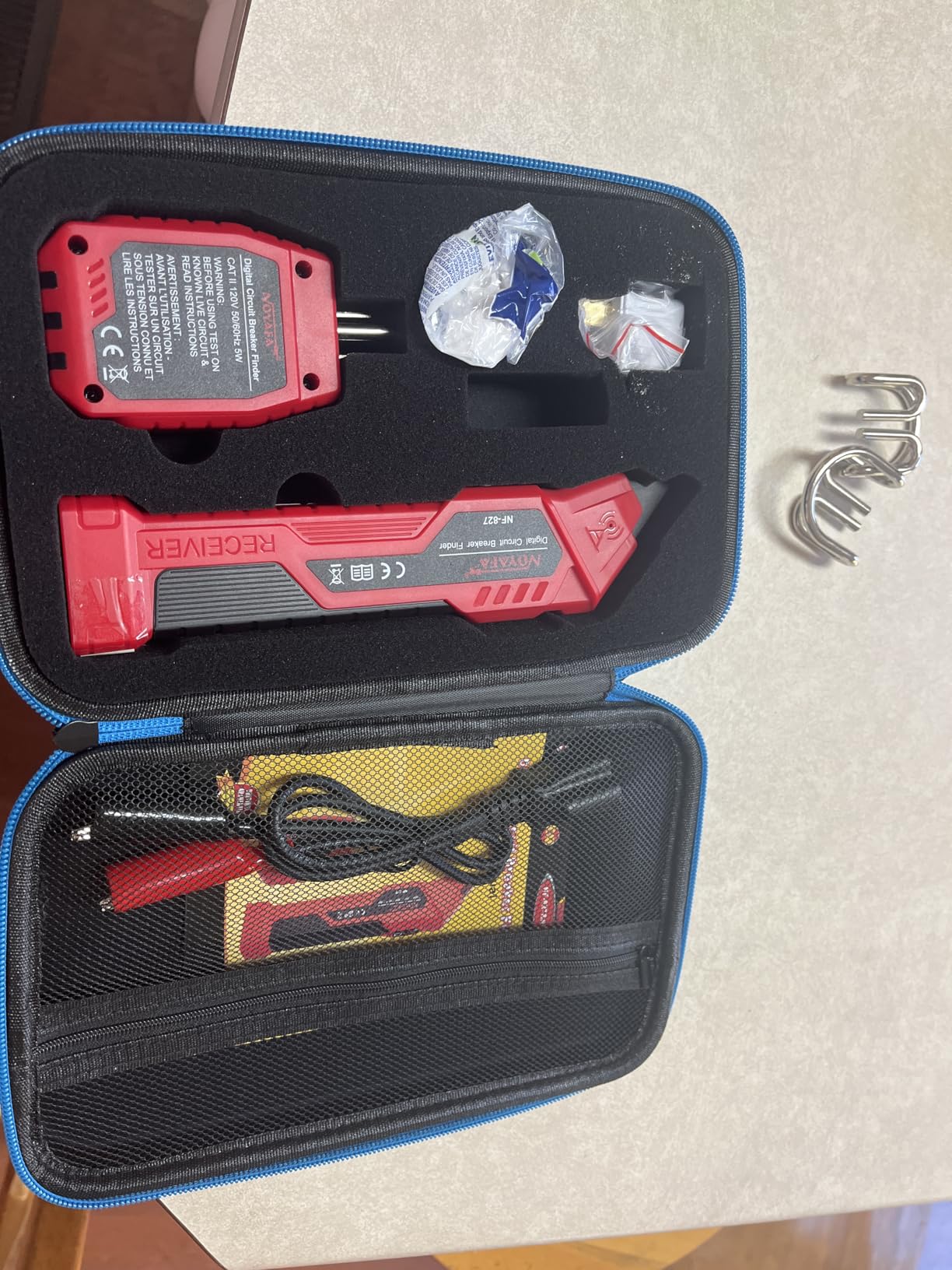 NOYAFA NF-827 Circuit Breaker Finder Tool with 3 Accessories & GFCI Outlet Tester, 90-120V AC Circuit Breaker Finder, Quickly Identify NCV Circuit Tester with Storage Case, Sensitivity Adjustment customer photo 2