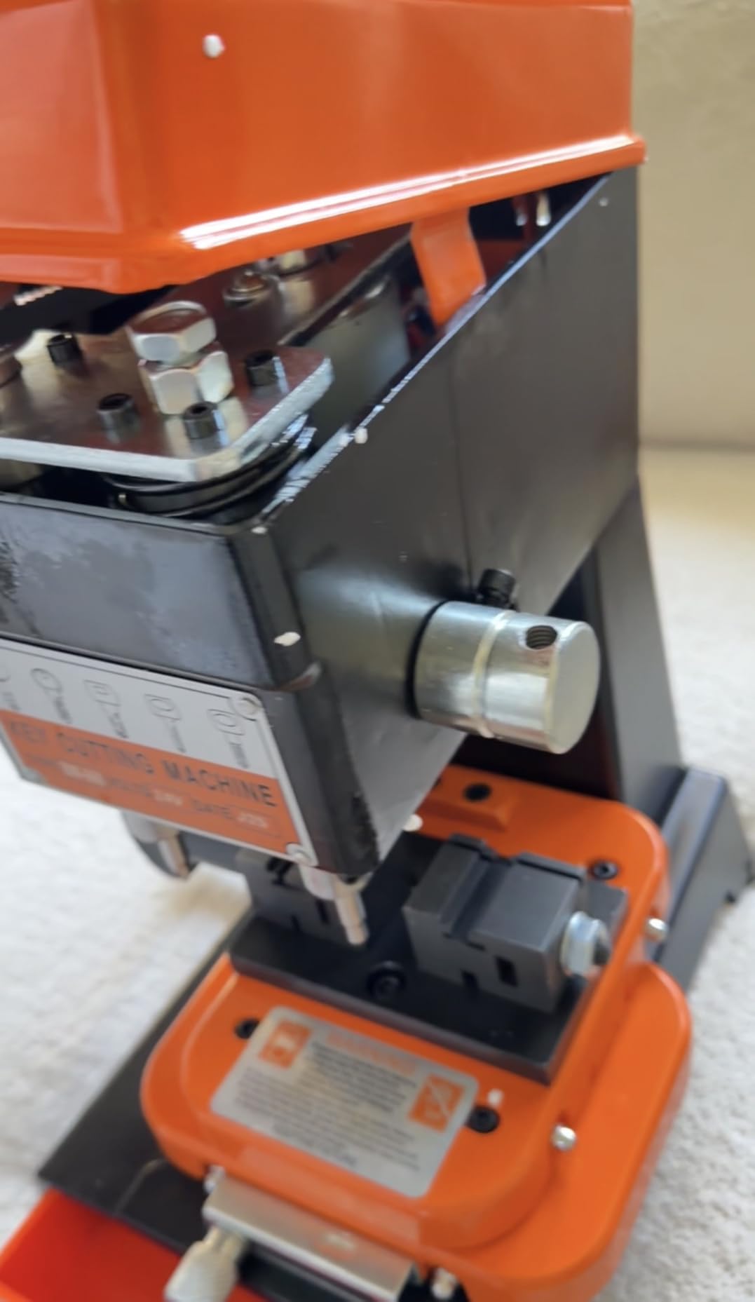 120W 60Hz Cutter Cutting Machine Manual Duplicator Copy Machine Vertical Copy Drill Machines with Copper Core Adjustable Motor Speed 110V-220V customer photo 1