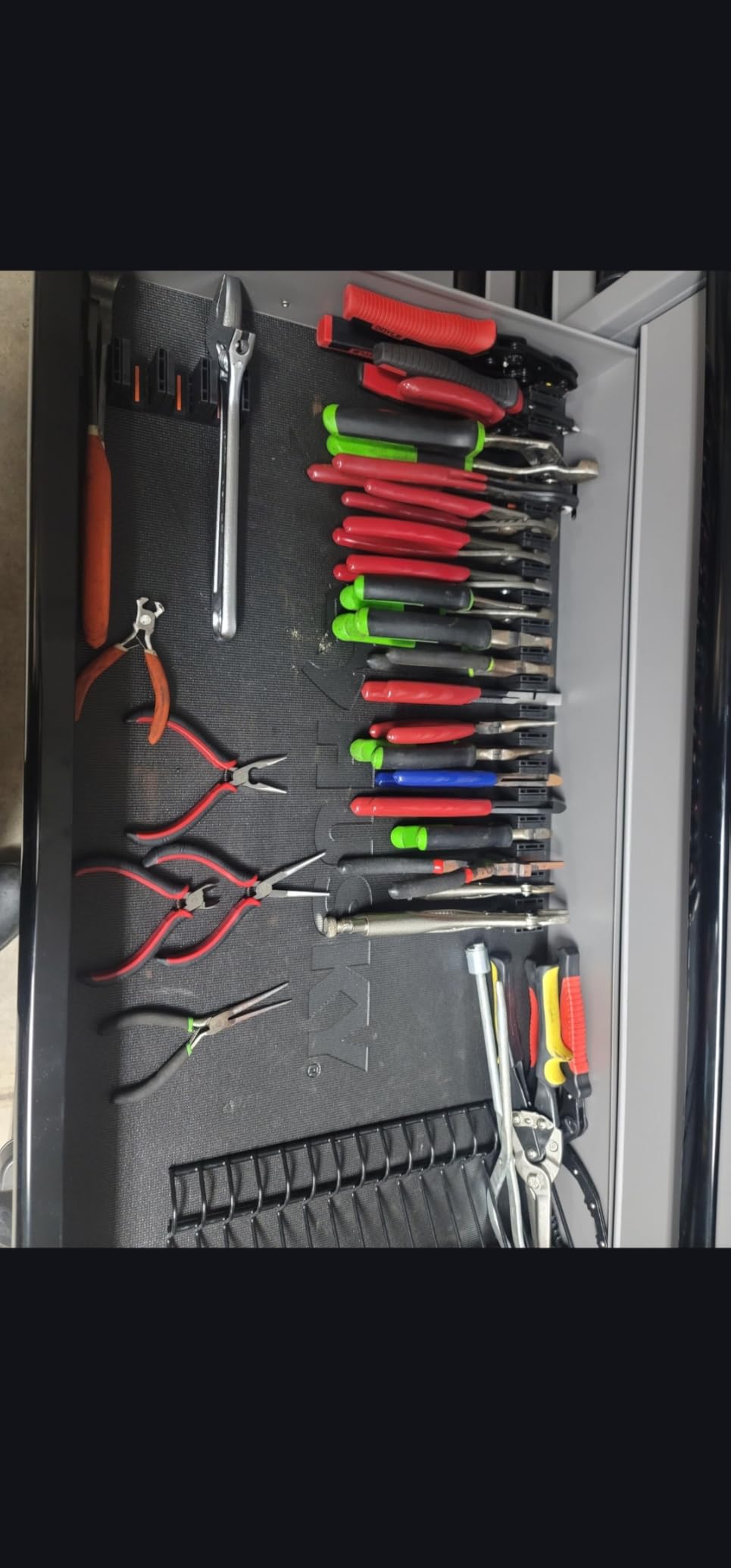 ToolBox Widget Screwdriver Organizer Pro Series 4.0 - Magnetic Holder for Tool Drawers - Modular Toolbox Organizer System - Tool Storage for Professional & DIY Mechanics - 1 Pack, 12 Holders customer photo 2
