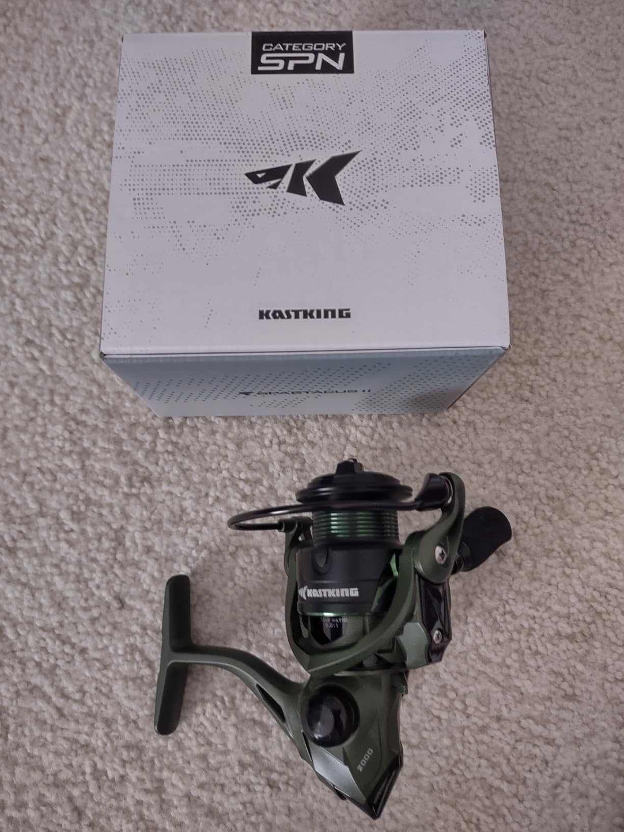 KastKing Spartacus II Twin-Tip Fishing Rod and Reel Combo, Spinning & Casting Combo, Fishing Poles and Reels Combo, KastFlex IM6 Graphite Blanks, 2-Piece Rods with Extra Tip customer photo 1