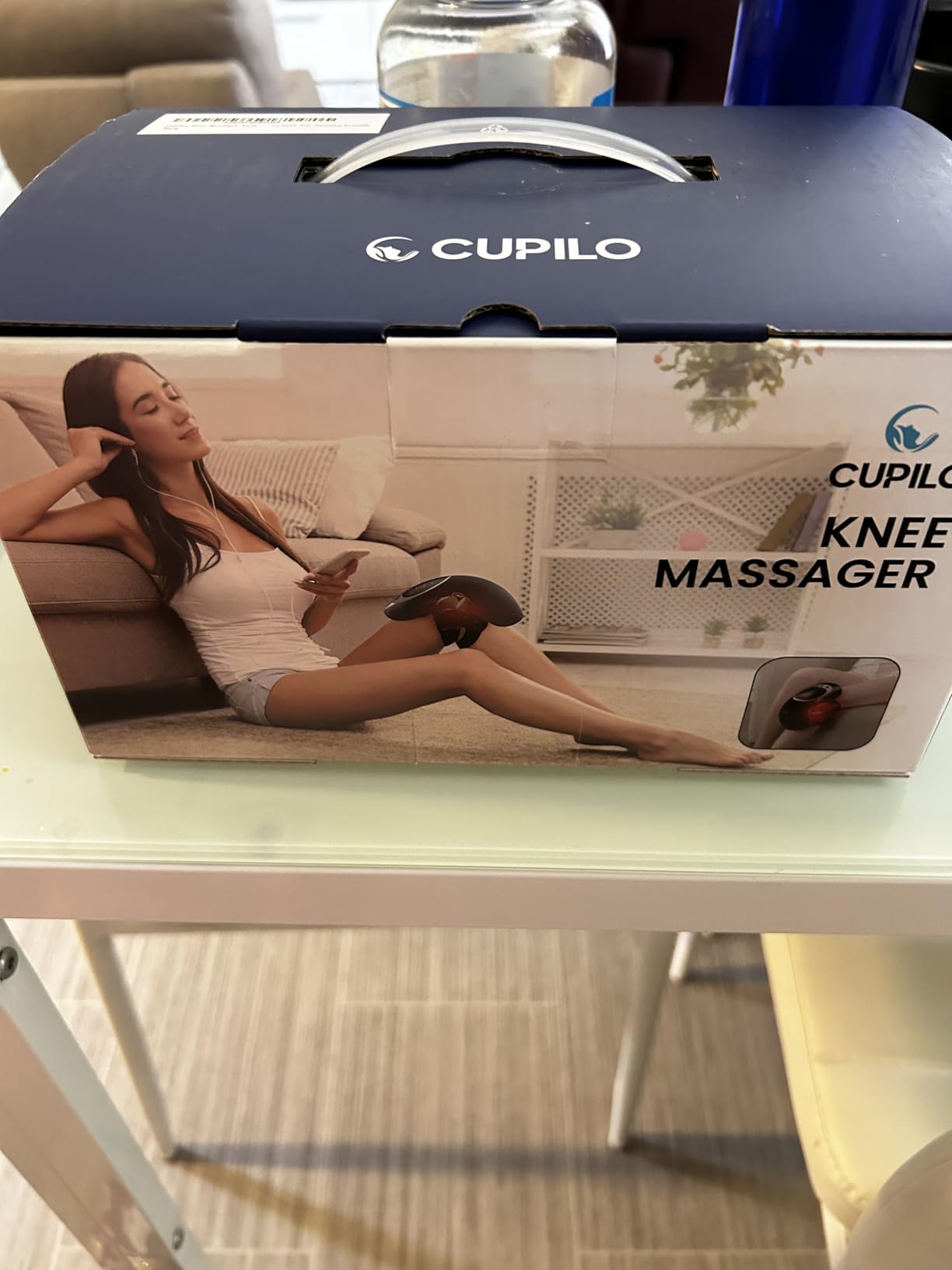 CuPiLo Knee Massager with Heat - Heating and Vibrating Pain Relief Knee Massager for Arthritis, Gifts for Elderly, Dad, Mom customer photo 1