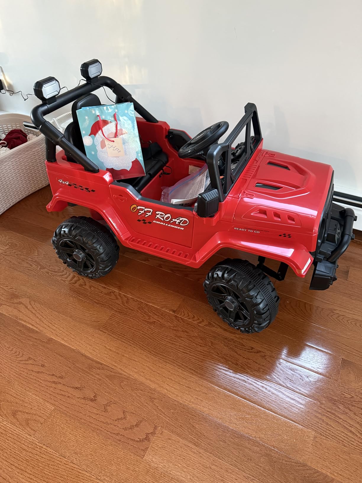 ARBELI 12V Ride On Truck Car with Remote Control, Kids Electric Vehicles with Bluetooth Music, Horn, 3 Speeds, 4 LED Lights, Soft Start, Ride on Toys for Toddler Boys & Girls (Pink) customer photo 2