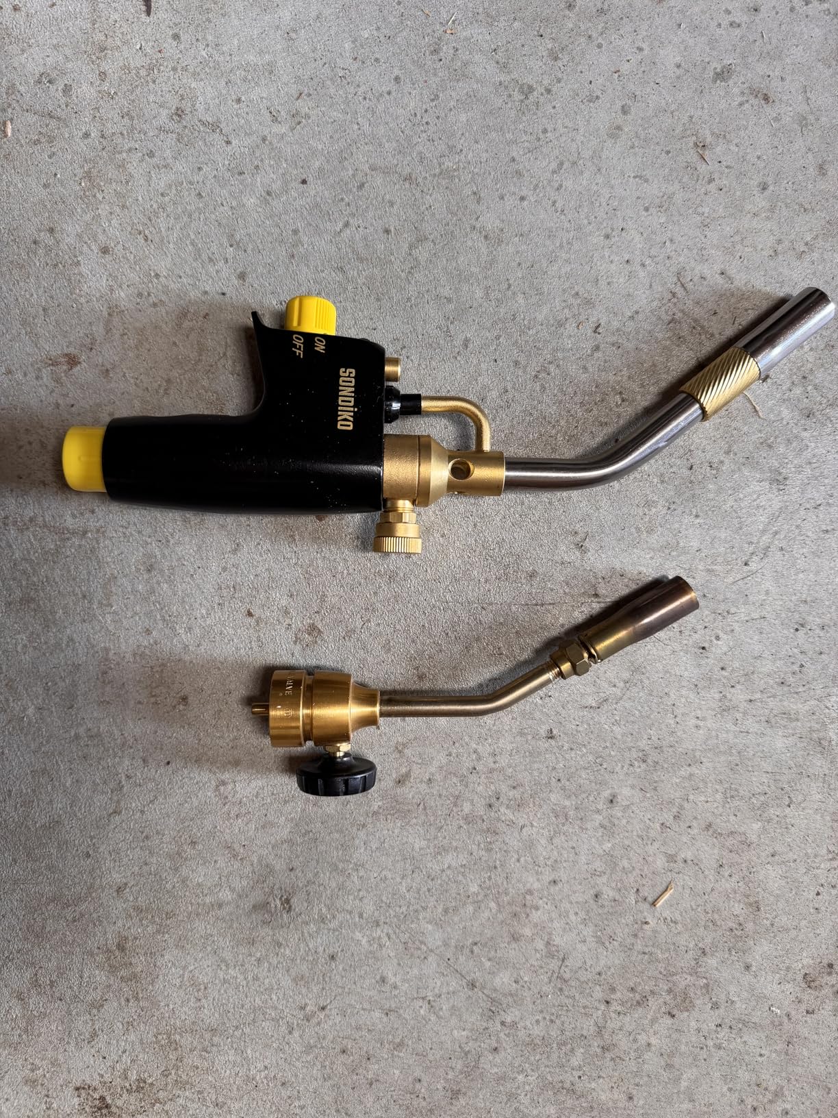 Sondiko Propane Torch Head, High Intensity Torch Head Trigger Start Gas Torch, Plumbing Soldering Torch for Welding, Machine Maintenance, Barbecue customer photo 1