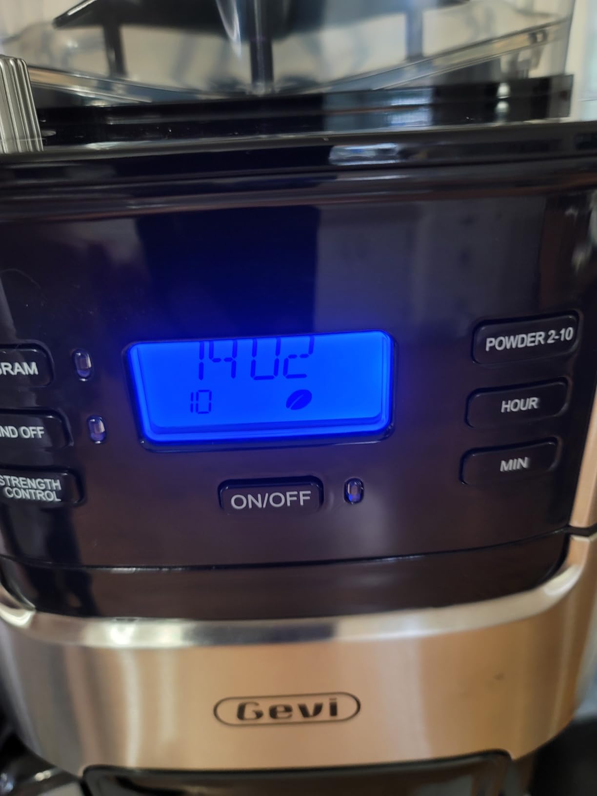 Gevi Grind & Brew Coffee Maker 10 Cup, Built-In Burr Grinder Drip Coffee Machine, Programmable Touch Screen, 4-Hour Warm Plate, Permanent Filter & Glass Carafe customer photo 1