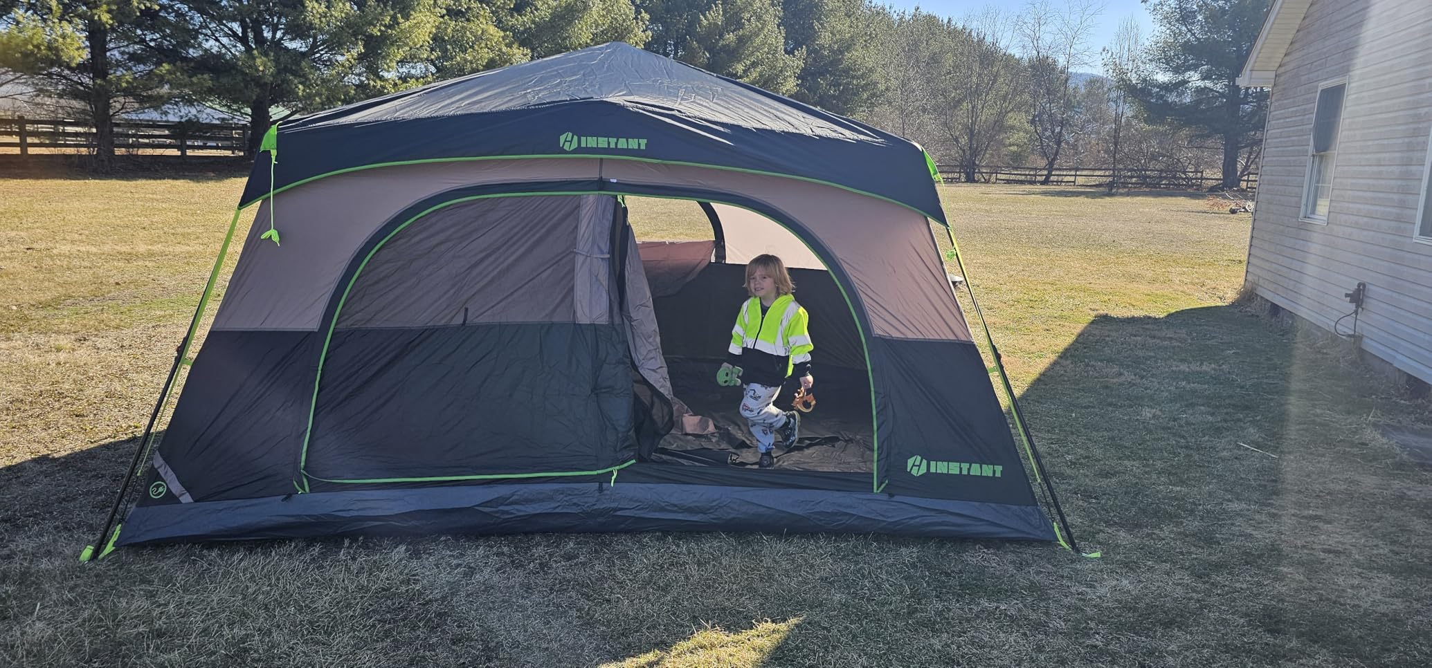 4/6/8/10 Person Instant Tent, Waterproof Pop Up Tents for Camping with Rainfly customer photo 2