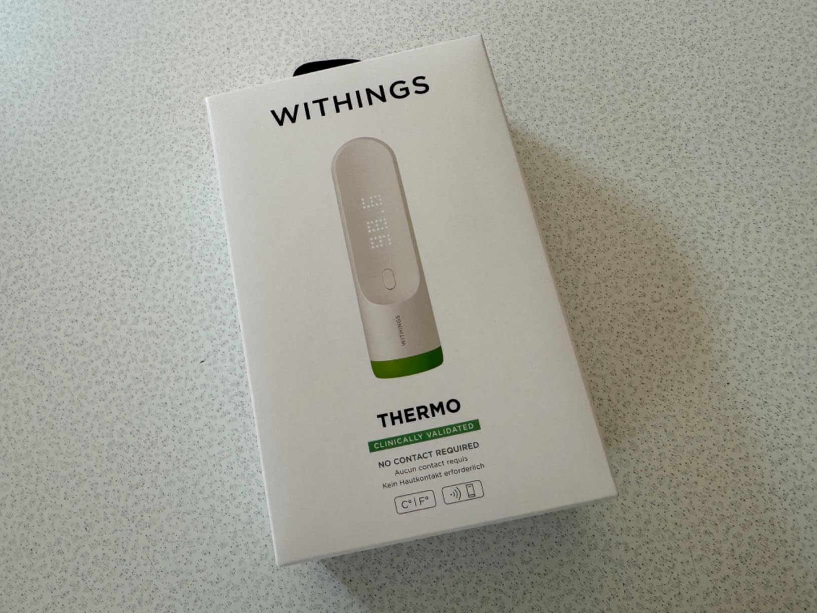 WITHINGS BeamO - Contactless Smart Digital Thermometer, MultiScan Device, ECG Monitor, Digital Stethoscope, Children & Adults, Multi-User, Family Care customer photo 1