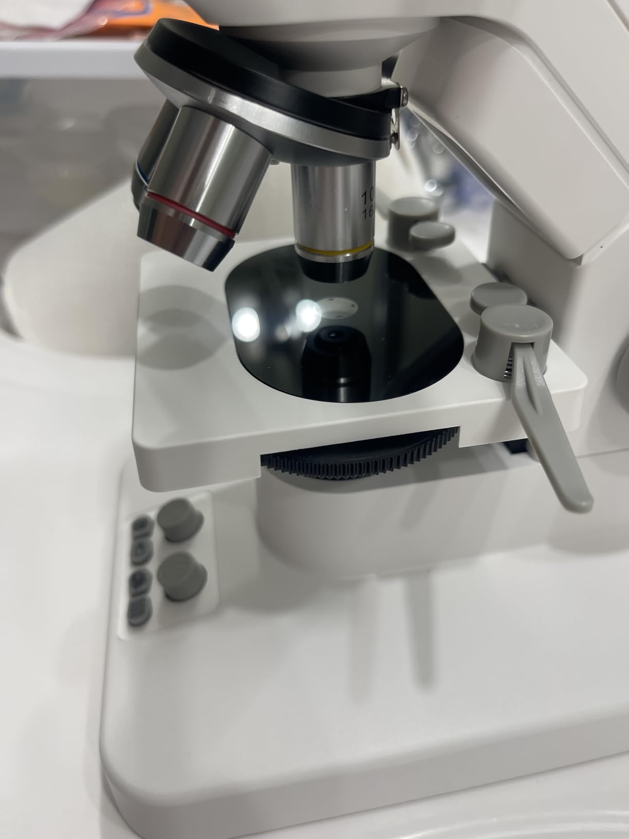 TOMLOV DM301 Pro Microscope for Kids Adults Students, Digital Microscope with 7 Inch Screen, USB & HDMI Output, Wireless Biological Educational Science Scope Camera with Slides Kits customer photo 1