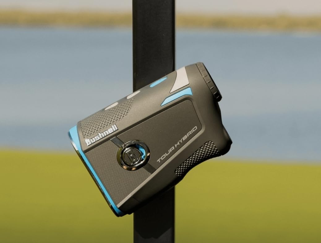 Bushnell Golf Tour Hybrid Laser Rangefinder - GPS, Slope Compensation, Pinseeker w/Visual JOLT Flag Lock, Magnetic Cart Mount, Front/Center/Back Distances, 500+ Yard Range customer photo 1