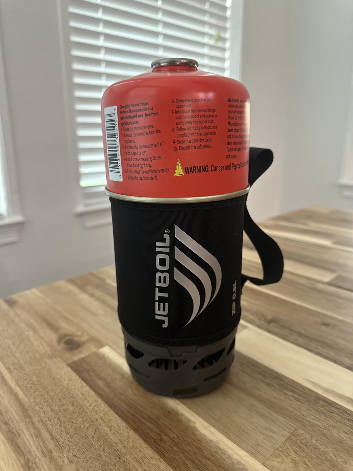 Jetboil Zip 0.8L Portable Fast Boil Stove with Easy-Turn Knob Igniter for Backpacking and Camping, Propane/Isobutane Burner customer photo 2