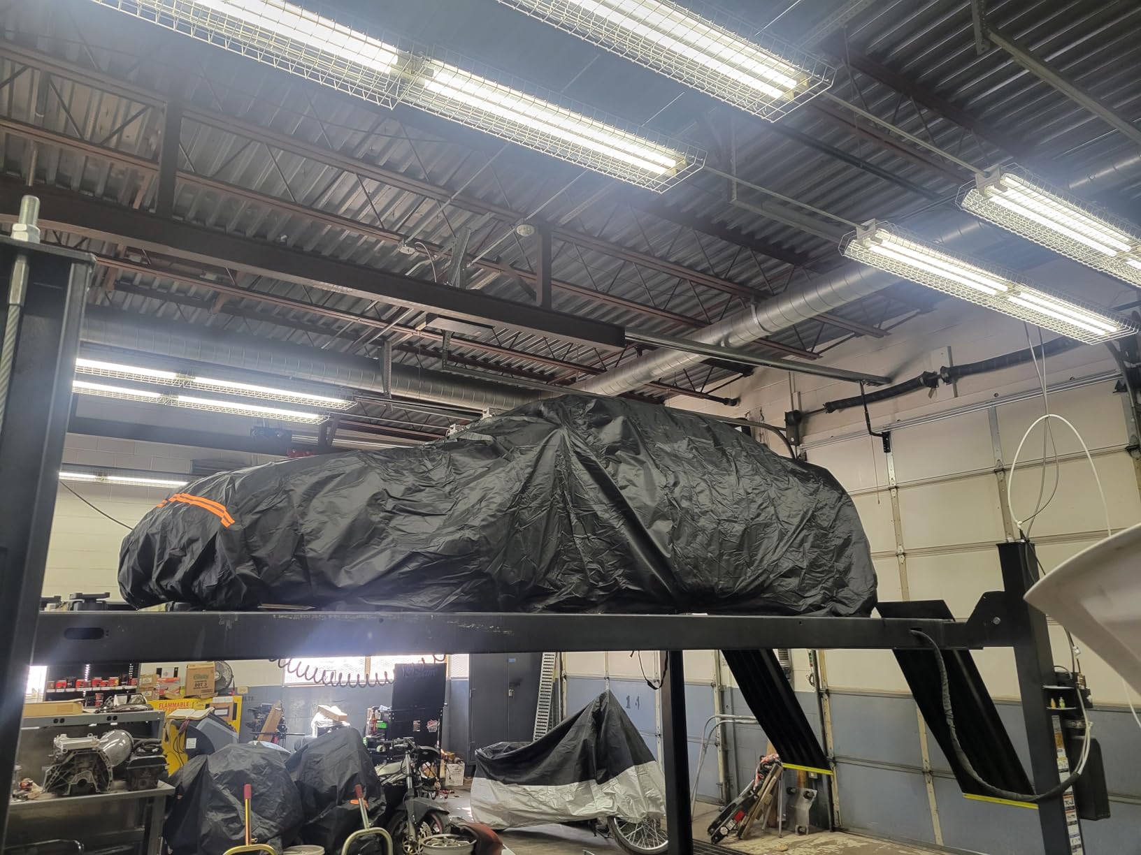 Amooca Heavy-Duty Car Covers Waterproof Sun-Proof All Weather for Automobiles Snow Cover 420D with Door Zipper Cotton Lining Universal Fit for Midsize Sedan customer photo 1