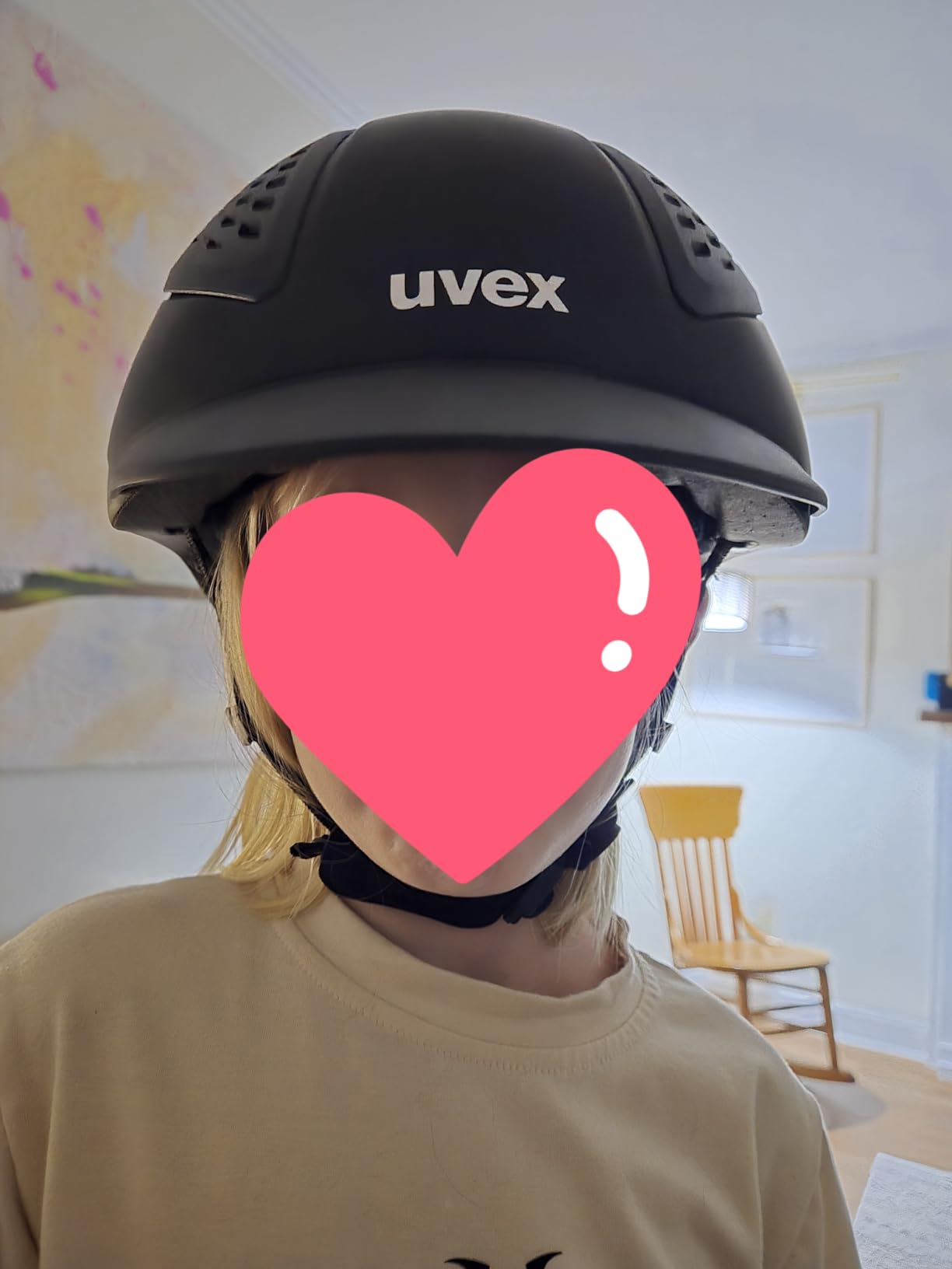 uvex exxential III - Lightweight Unisex Riding Helmet - Individual Size Adjustment customer photo 1