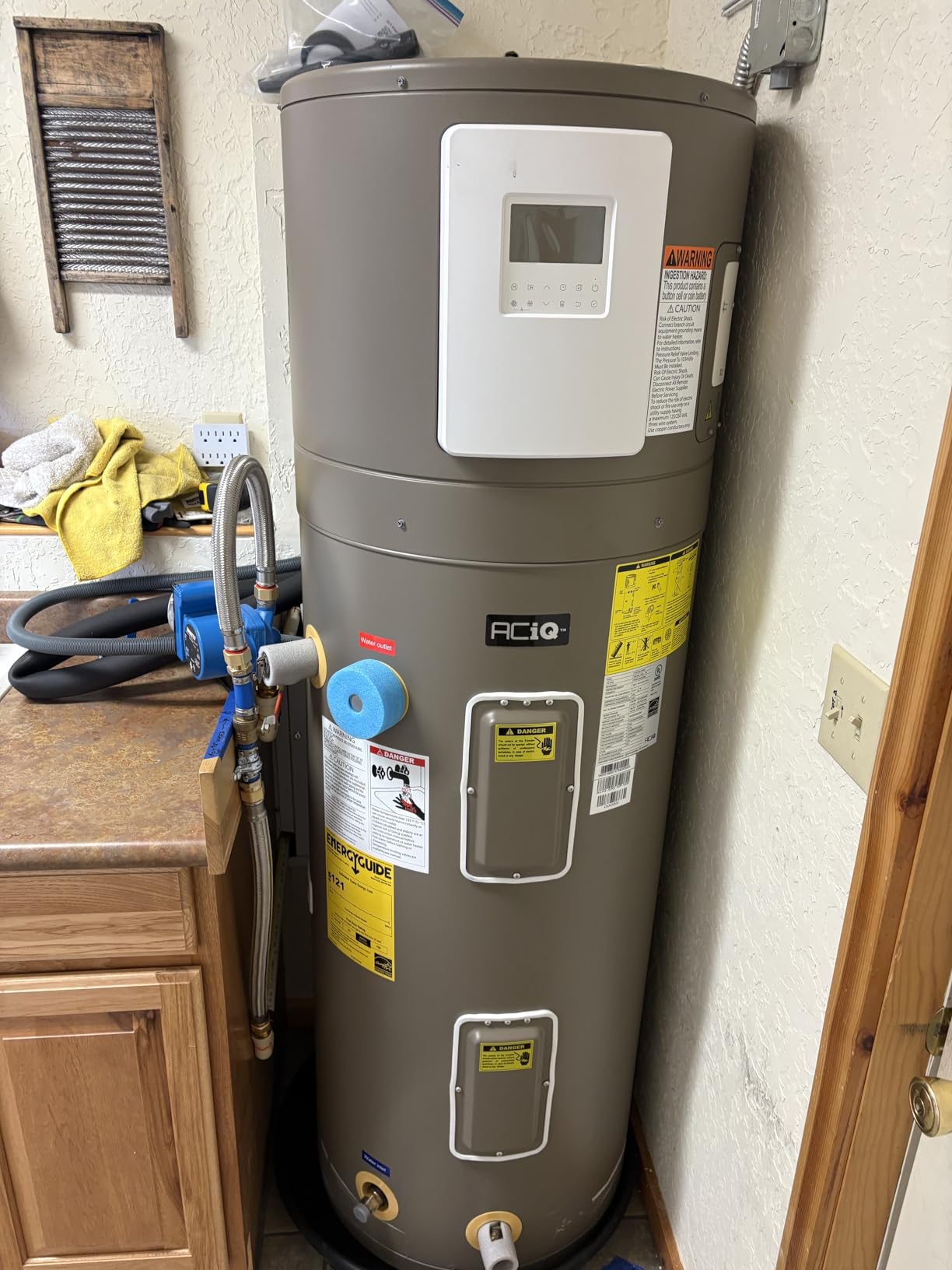 ACiQ Electric Residential Hybrid Hot Water Heater - 50 Gallon, Heat Pump, Quiet Operation, 240V customer photo 1