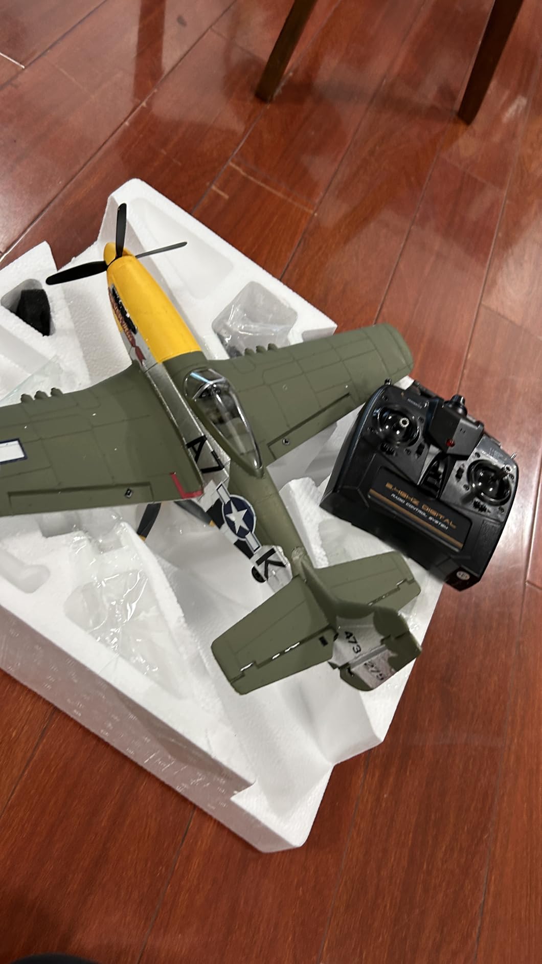 Volantexrc Brushless RC Planes for Adults, 4-CH P-51D Mustang customer photo 1