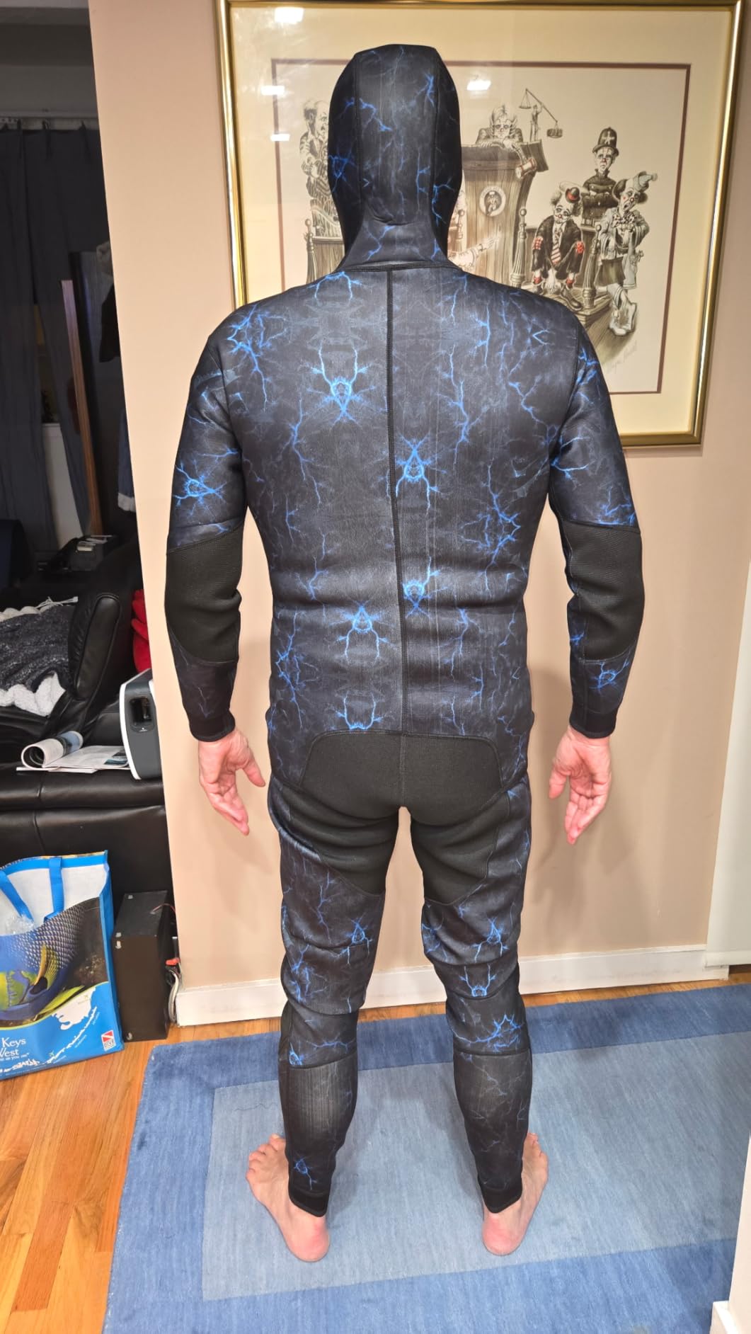 C-STREAM Men Spearfishing Wetsuit Neoprene 3mm 1.5mm Camouflage Diving Suit 2pcs Set for Freediving, Snorkeling, Scuba Dive customer photo 2