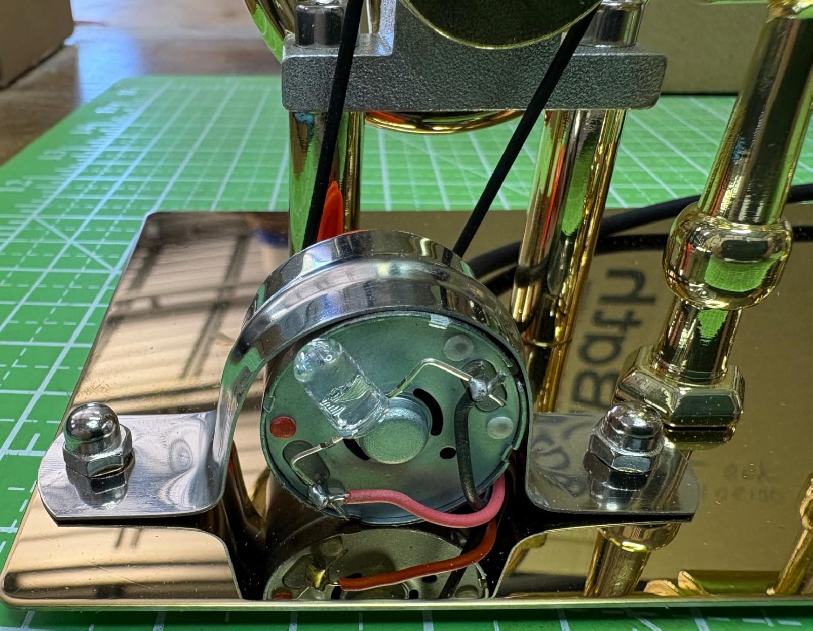 Hot Air Stirling Engine Motor Education Model Toy Electricity Power Generator LED Lights Kit Class Teaching Stirling Engine Kit for Adults Desktop Educational Physics Experiment Kit customer photo 1